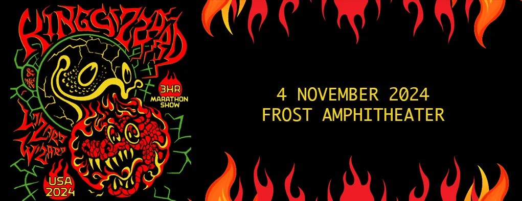 King Gizzard and The Lizard Wizard at Frost Amphitheater